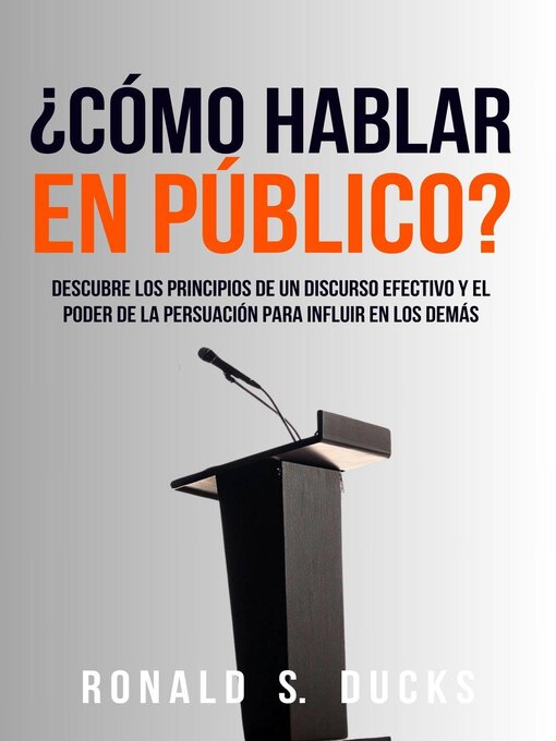 Cover image for ¿Cómo Hablar En Público?